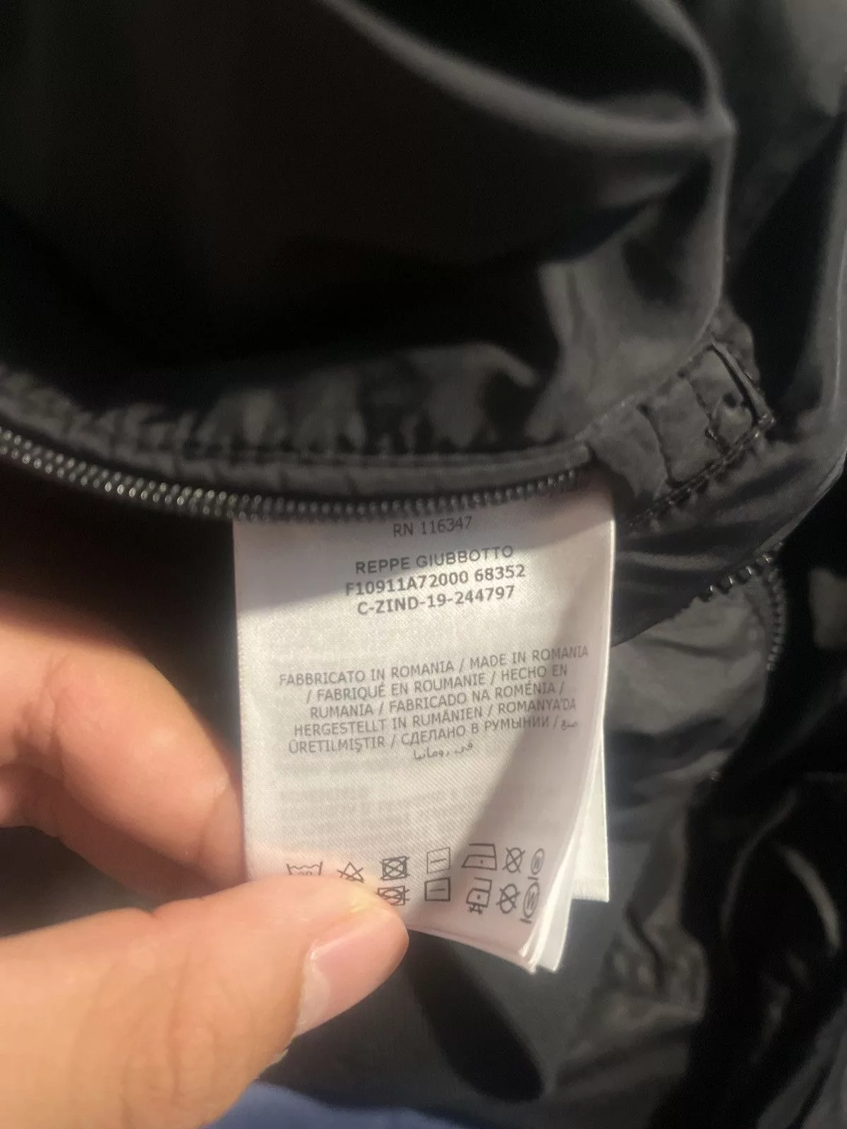 Moncler Light Jackets Moncler jacket Black