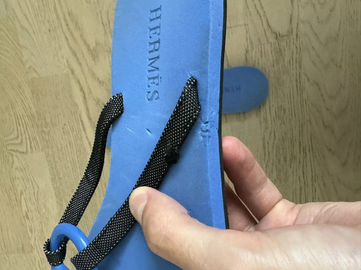 Hermes Sandals Hermes Kala sandals Blue