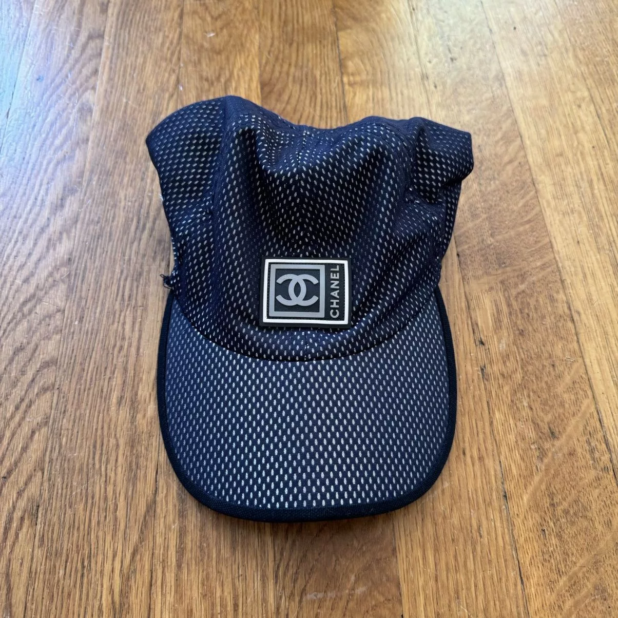 Chanel Hats Chanel Navy Sports Cap Blue