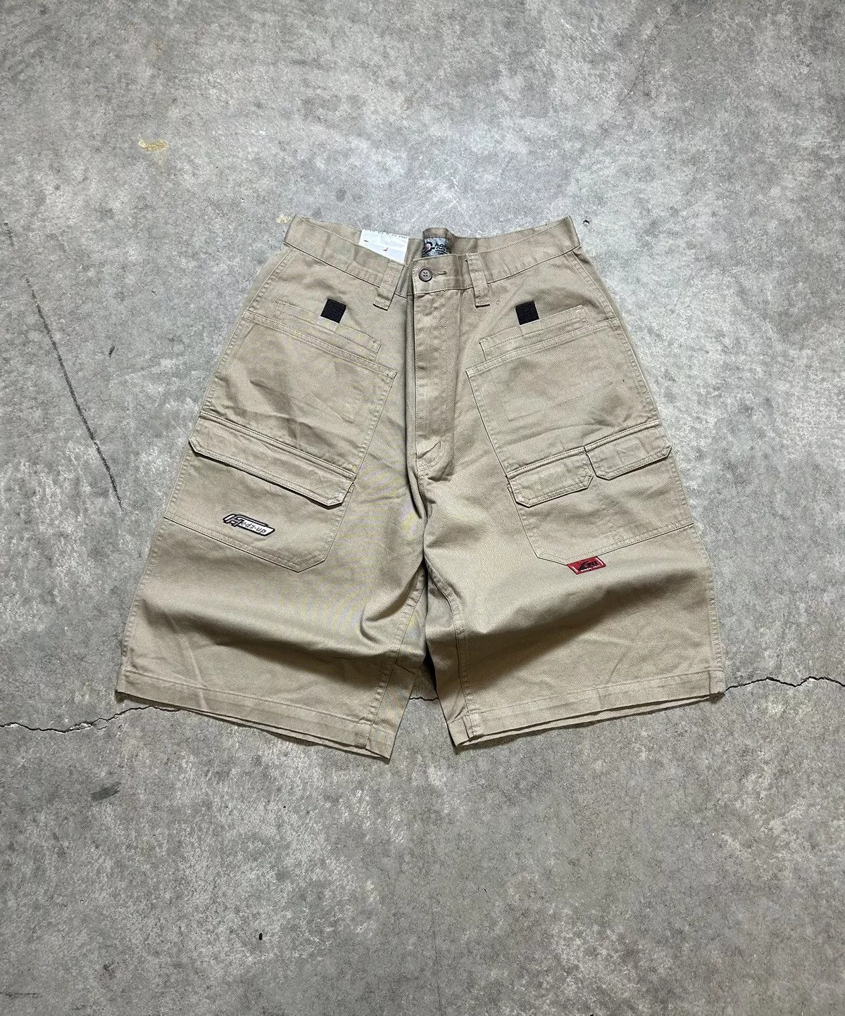 JNCO Shorts JNCO × Vintage Vintage 90s/y2k Hedz-Up skater carpenter jorts black Brown
