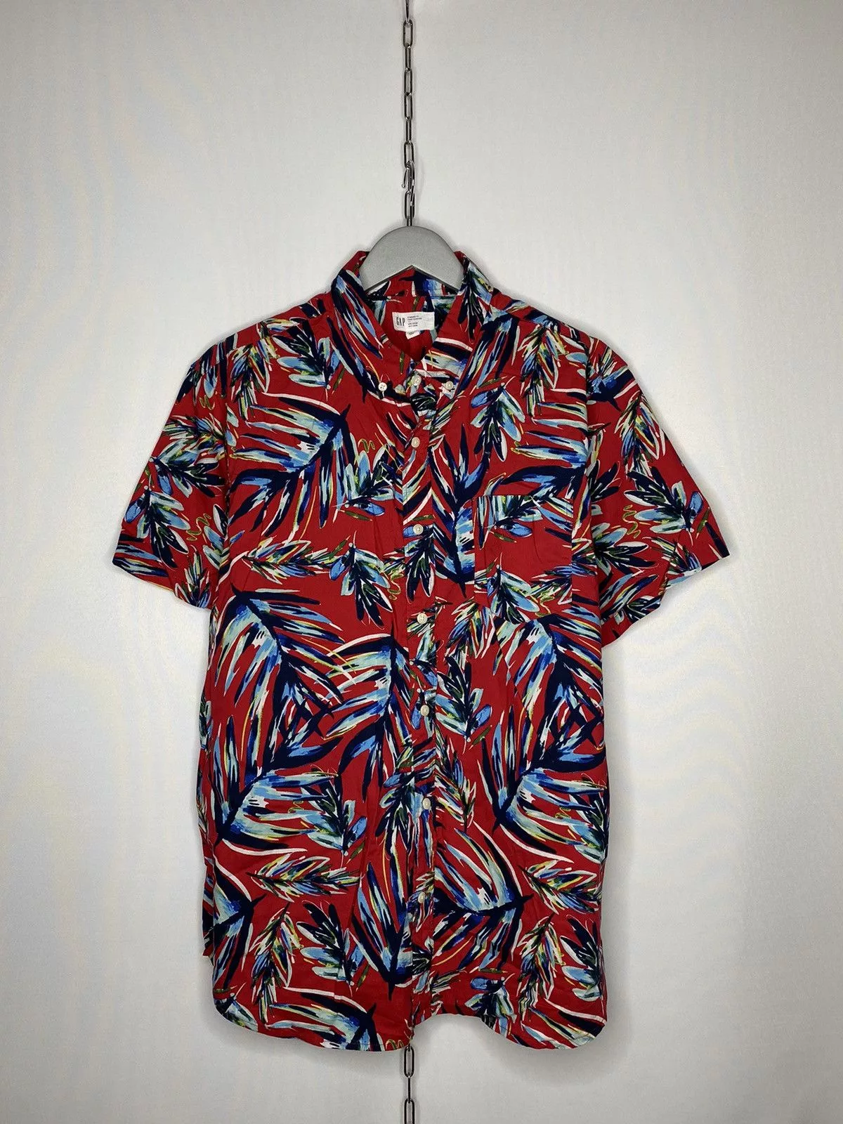 Other Shirts Button Ups Other 🌴Gap Hawaiian Shirt Polo Short Sleeve Multicoloured🌴 Vintage