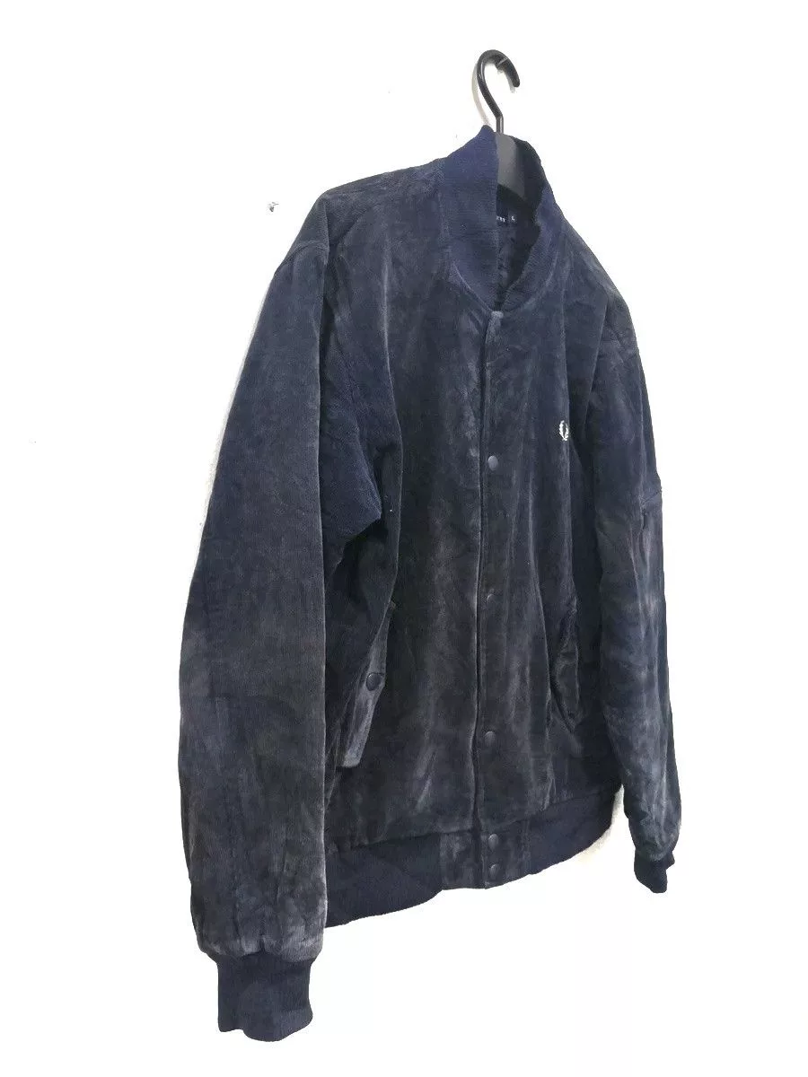 Fred Perry Light Jackets Vtg Fred Perry Curduroy Blue Bomber Jacket