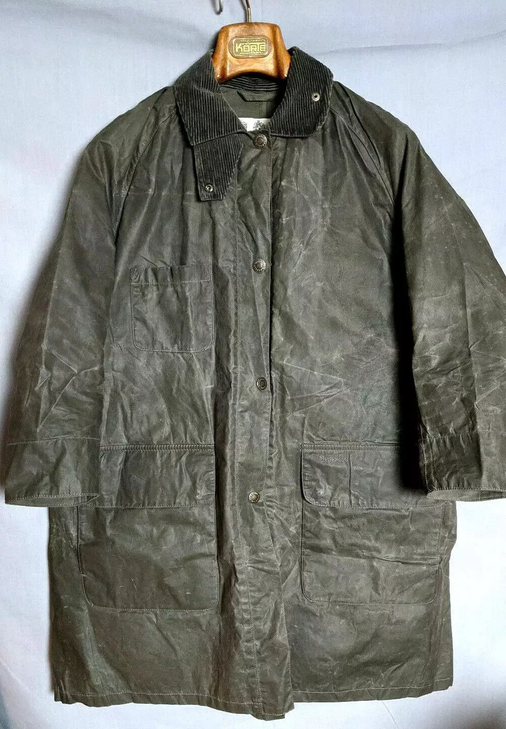 Barbour Rain Jackets Barbour Summer Solway Wax Jacket Size US8 Green