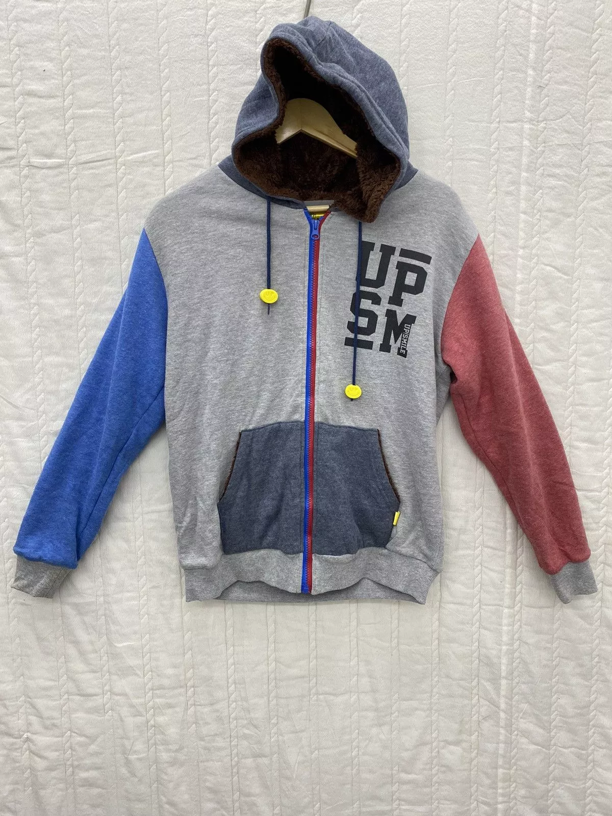 Designer Sweaters Designer × Japanese Brand (S) UP SMILE SWEATER MULTICOLOR HOODIE Streetwear