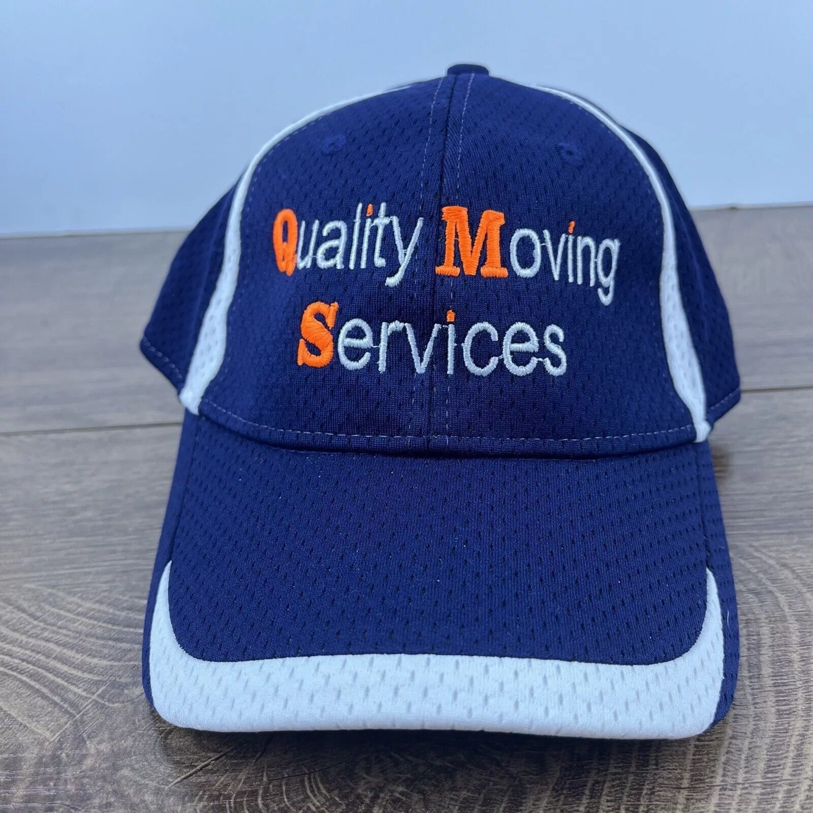 Other Hats Other QMS Hat Quality Moving Services Hat Blue Cap Adjustable Blue