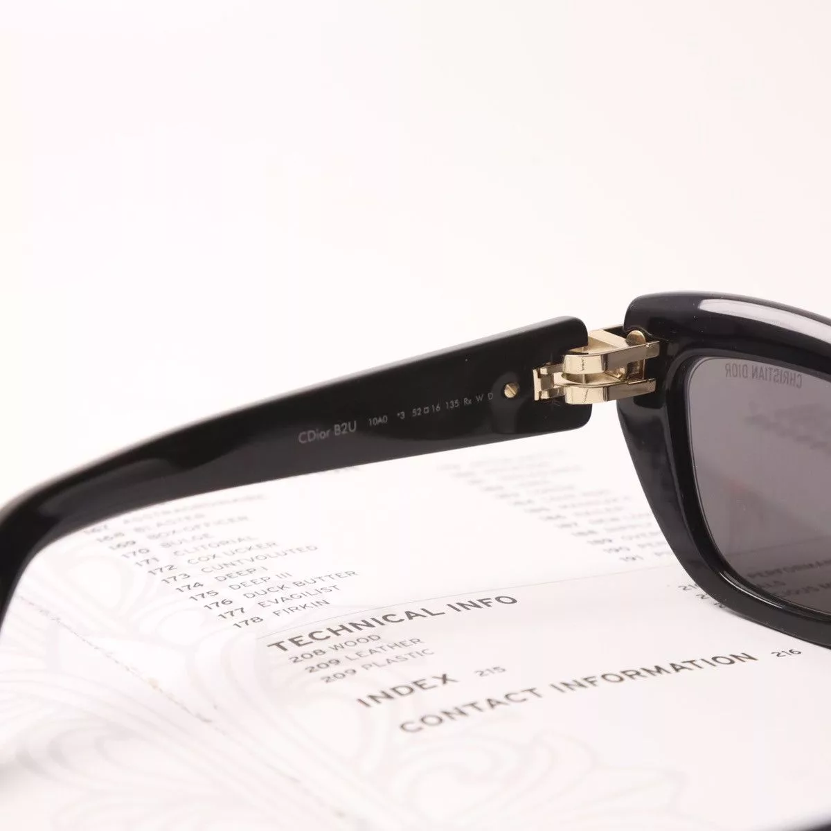 Dior Sunglasses DIOR CDIOR B2U SUNGLASSES Black