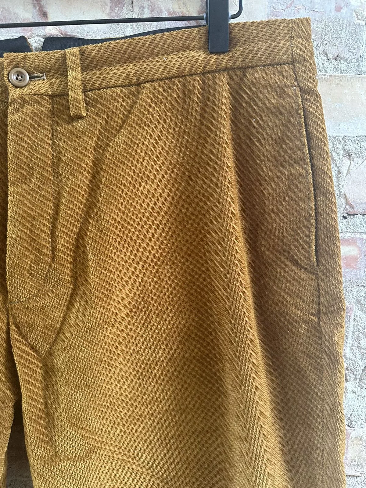 4SDESIGNS Casual Pants 4Sdesigns corduroy pants Beige