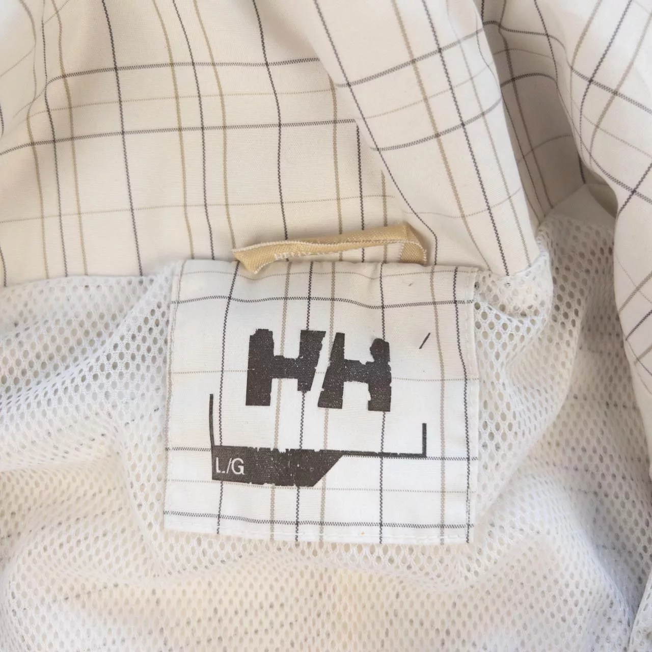 Helly Hansen Raincoats Vintage Helly Hansen Zip Up Jacket Size L White