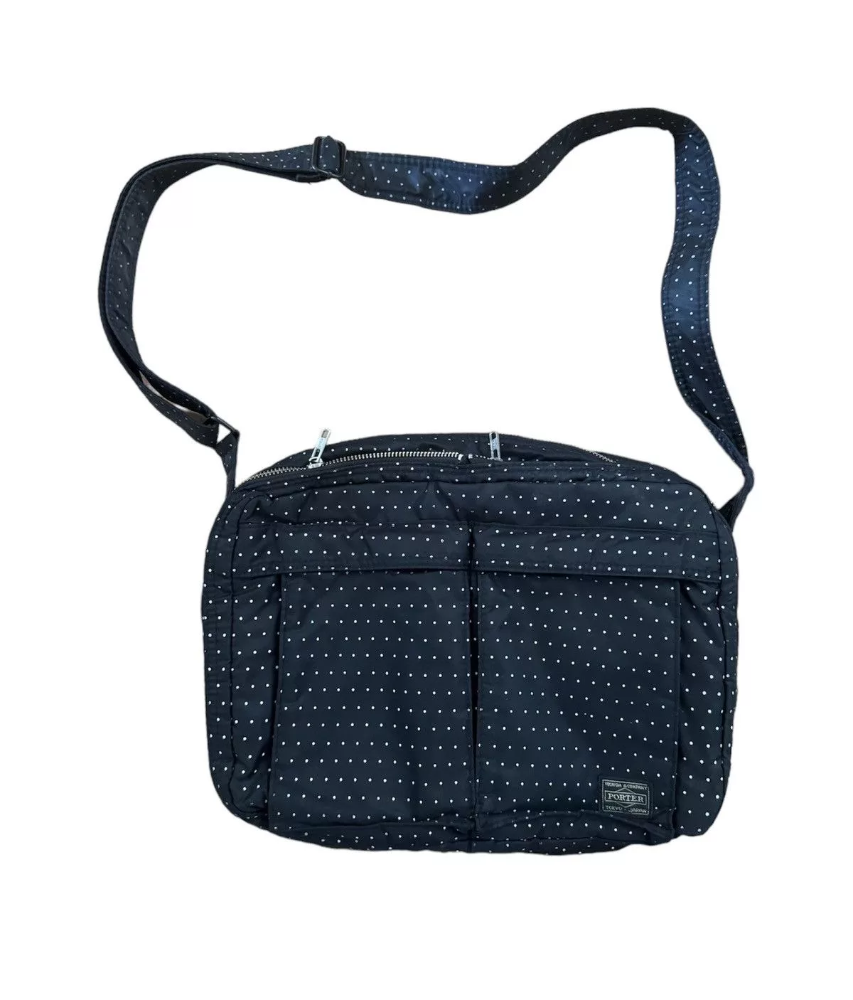 Porter Bags Luggage HEAD PORTER BLACK BEAUTY DOTS WAIST BAG