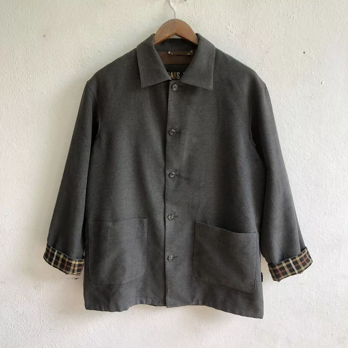 DAKS Light Jackets DAKS LONDON chore jacket Gray