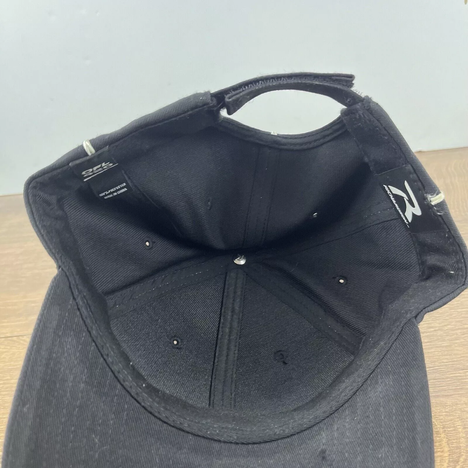 Richardson Hats Richardson Black Hat Referee Official Adjustable Hat Black A