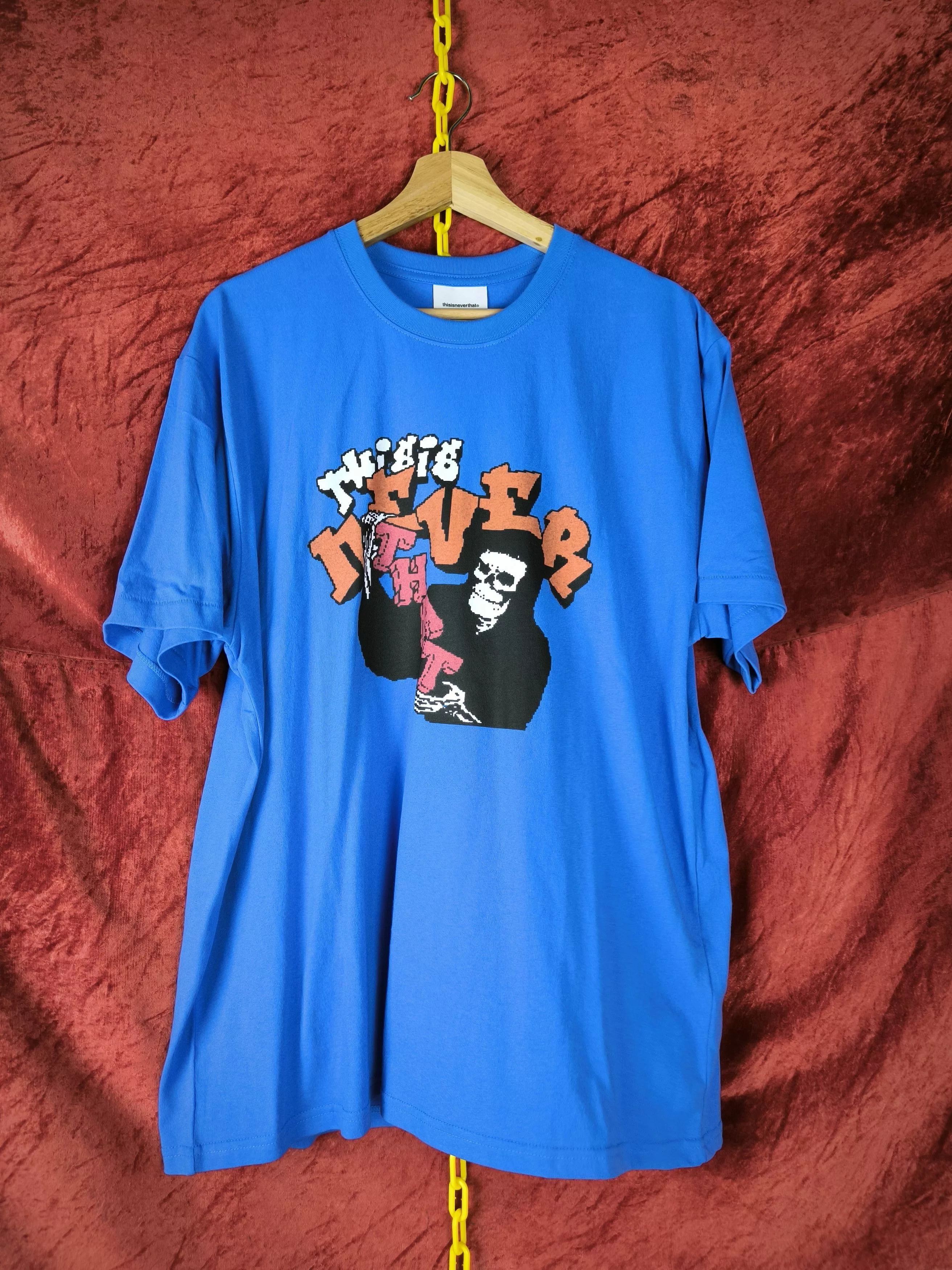 thisisneverthat Short Sleeve T Shirts thisisneverthat Skeleton Blue Tee Streetwear