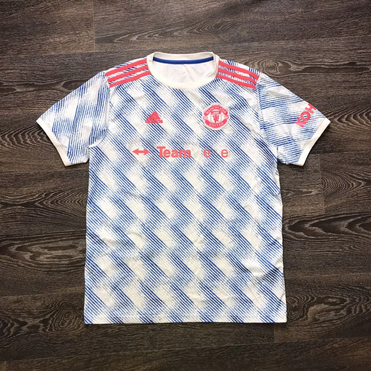 Other Jerseys Other Manchester United size XL T Shirt Y2k 2021 Streetwear Rare Blue Sportswear