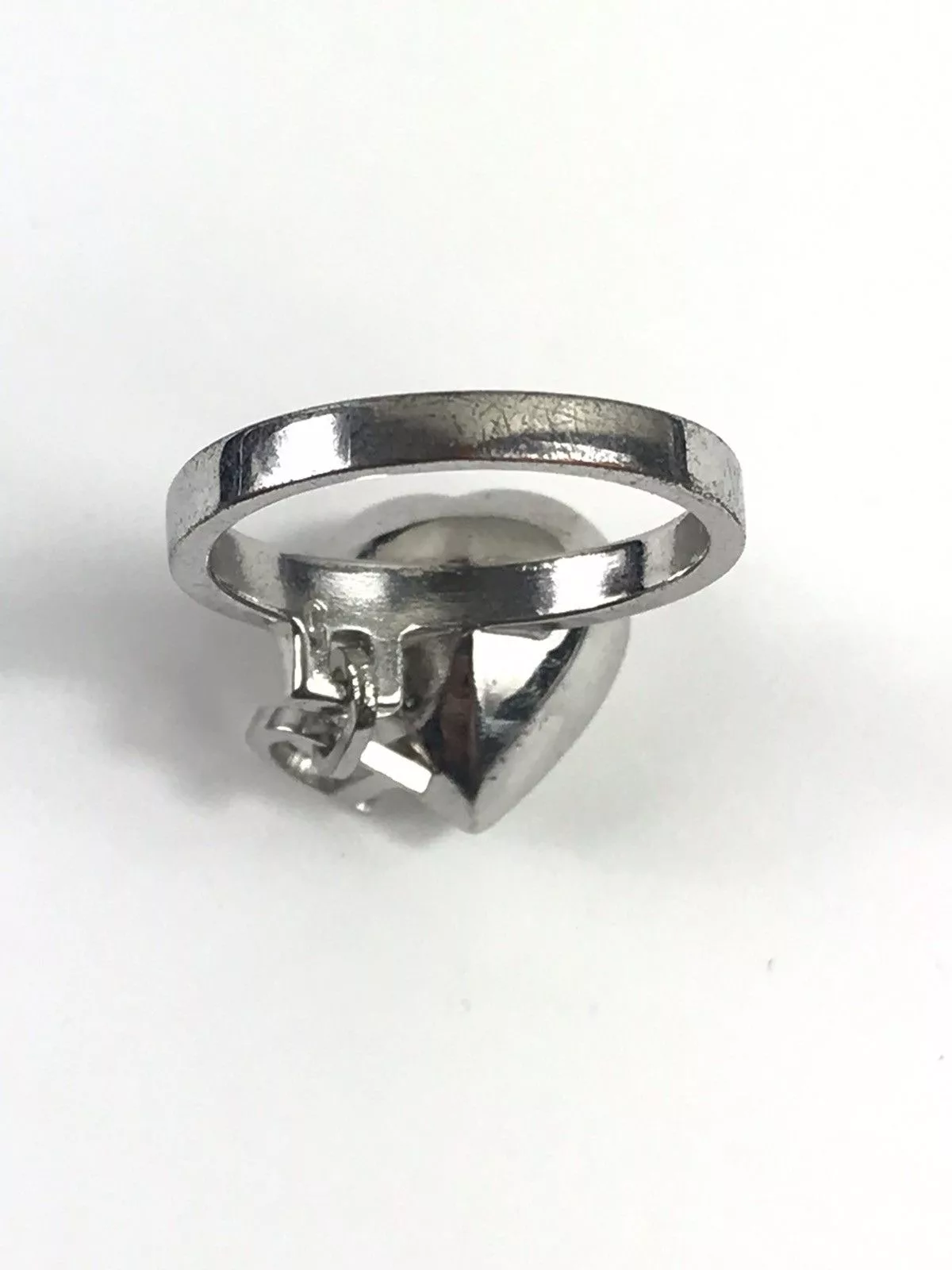 Dior Jewelry Watches Dior Crystal Heart Ring Silver