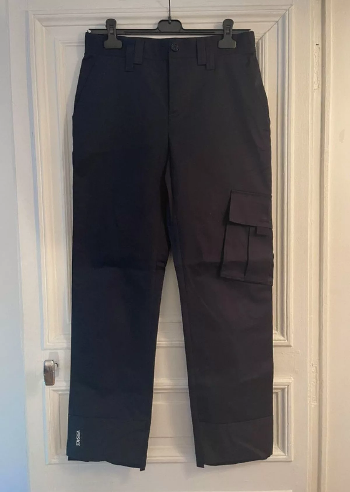 Versace Casual Pants Versace Cargo Pants Blue