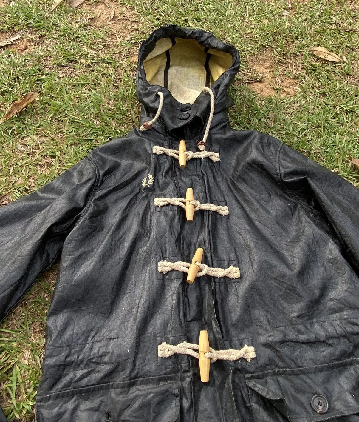 Fred Perry Light Jackets Fred Perry Barbour Utility Waxed Jacket Black