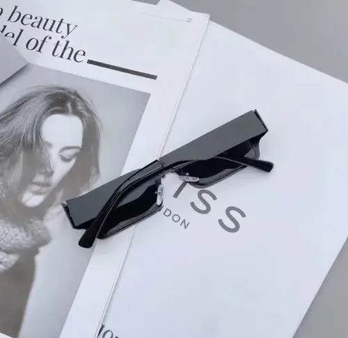 Designer Sunglasses Designer × Vintage Vintage square frame sunglasses Black