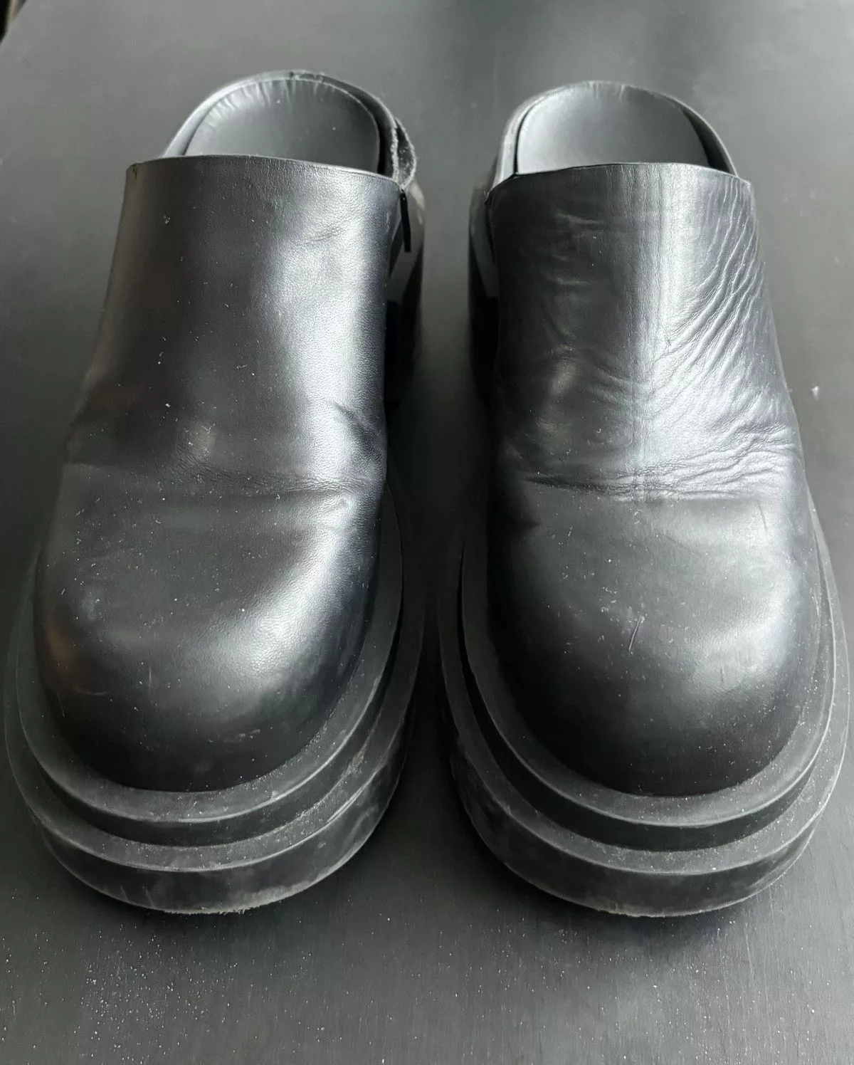 Rick Owens Mules Rick Owens Bogun Slides 36.5 Black