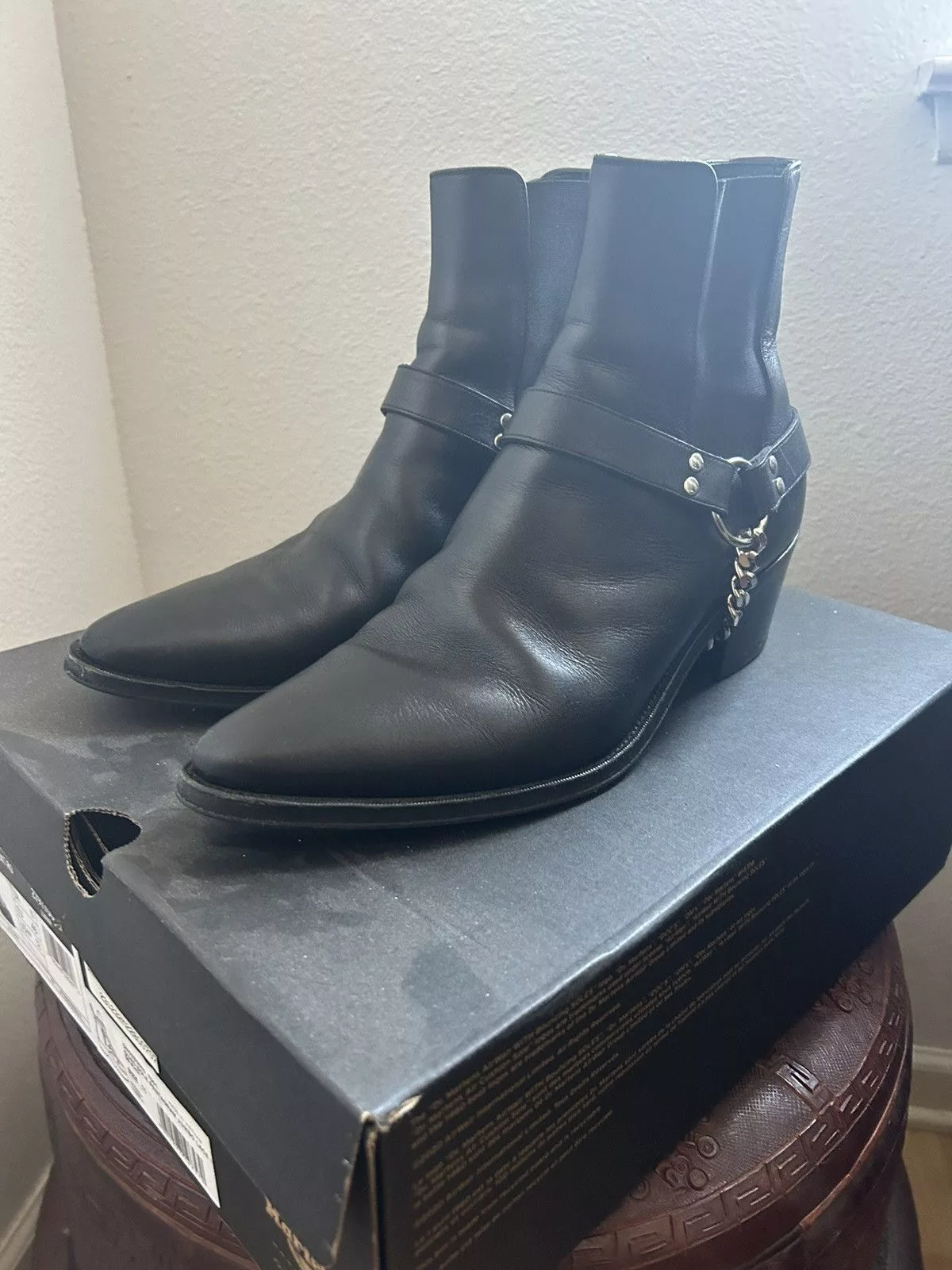 Celine Boots CELINE CAMARGUE CHELSEA BOOTS Rare Size 11 Black
