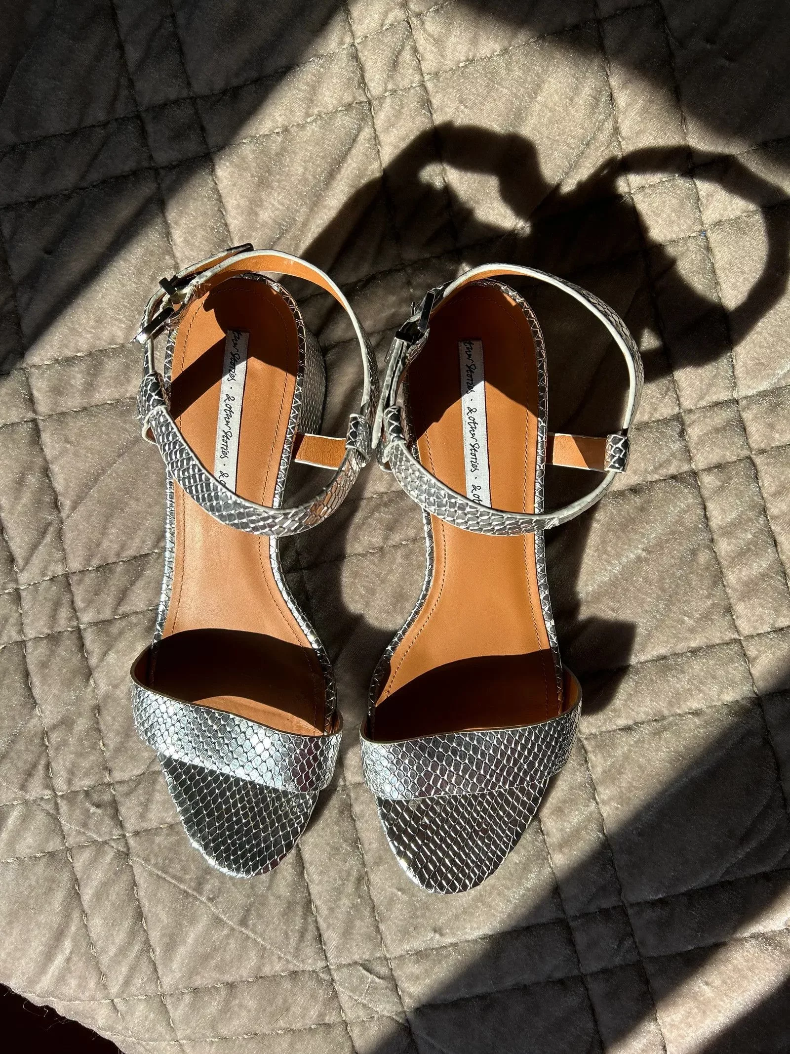 & Other Stories Sandals Silver