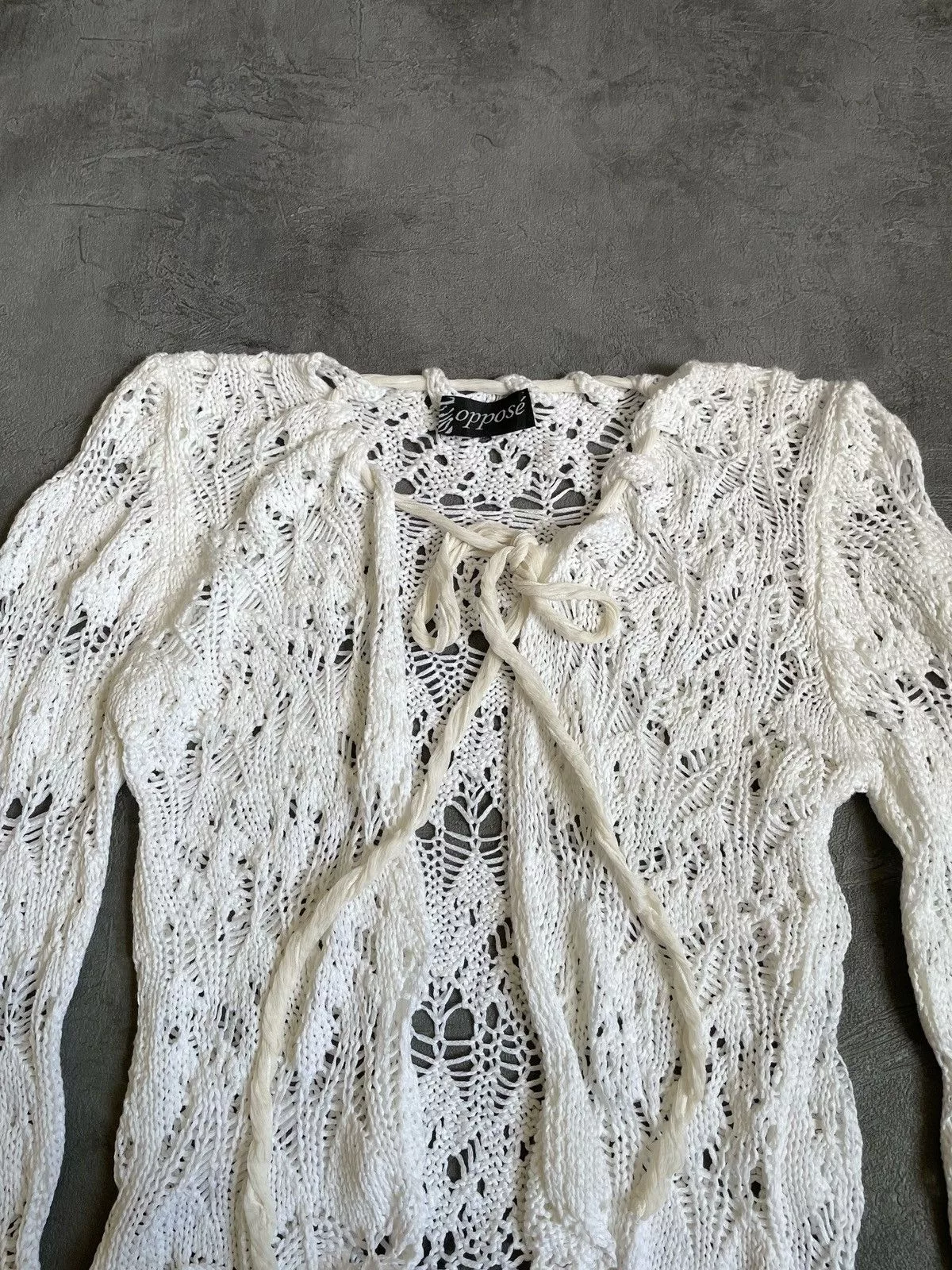 Designer Sweaters Designer Vintage Oppose Italian designs 80s White
