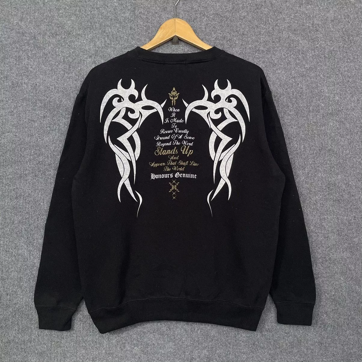 Affliction Sweatshirts Hoodies Affliction × Hysteric Glamour × If Six Was Nine Vintage Bullet Noise Affliction Ifsixwasnine Hysterics Style Black