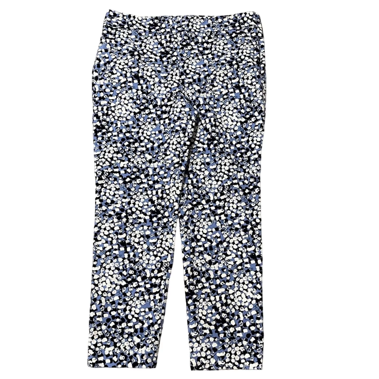 Other Pants Other Talbots Fly Front Chatham Ankle Pants Blue Dot Size Size 14