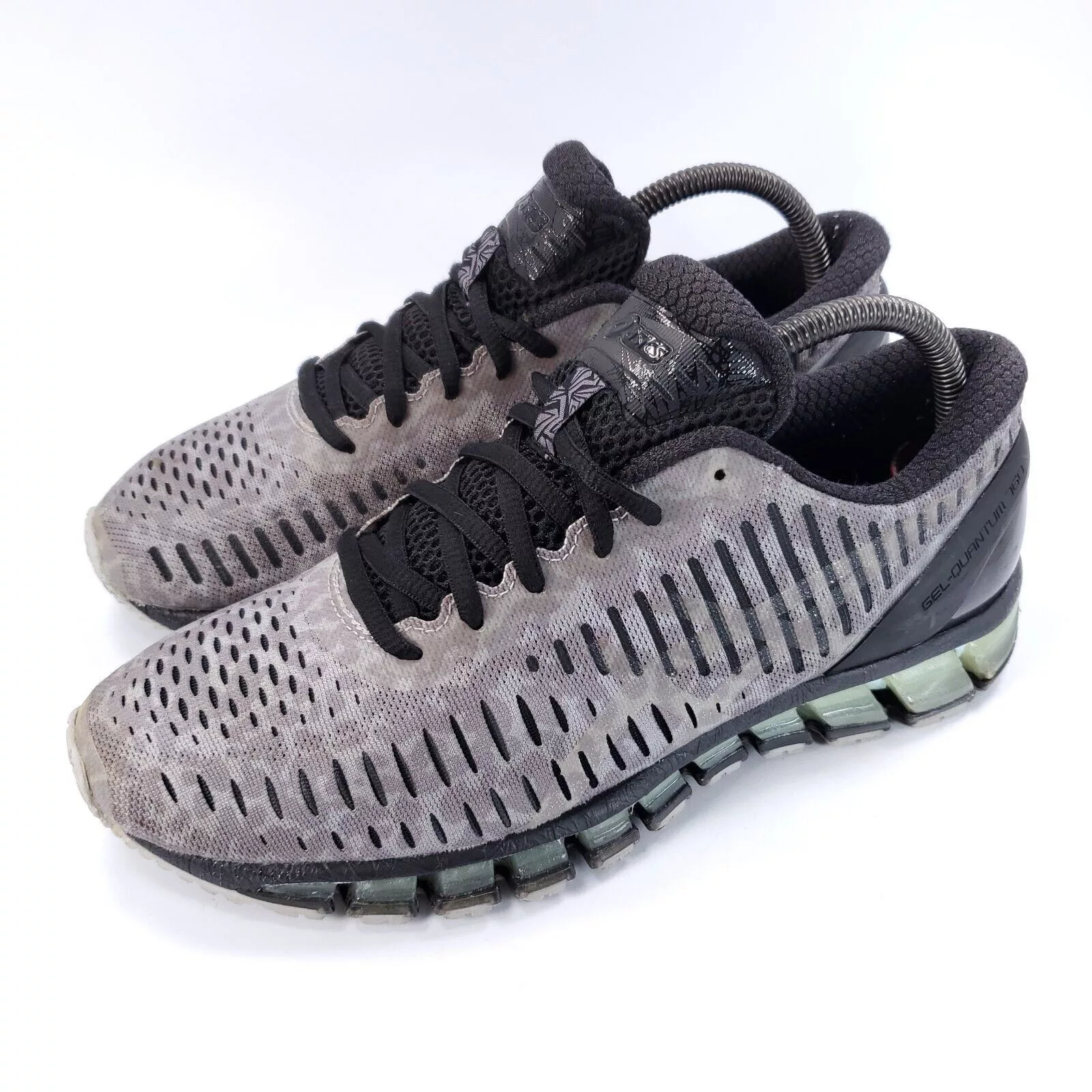 Asics Low Top Sneakers Asics Gel-Quantum 360 Shoe Womens Size 8.5 T5J6Q Gray Black