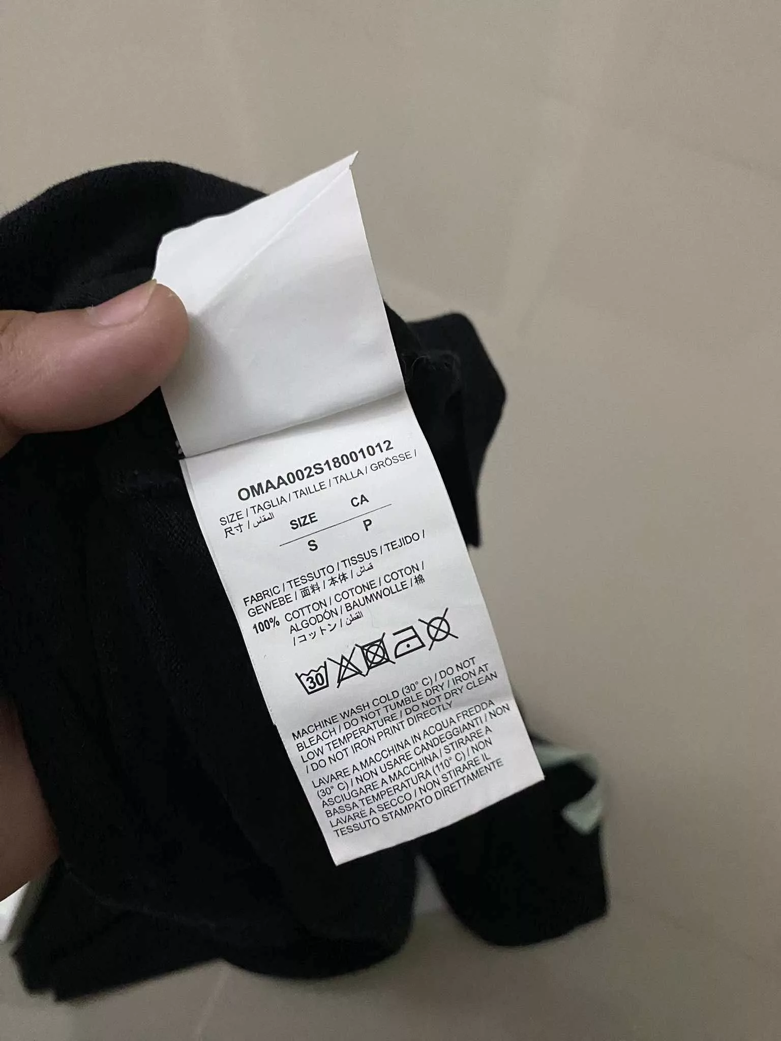 Off-White Short Sleeve T Shirts SS18 Off-White Mona Lisa Tee Black