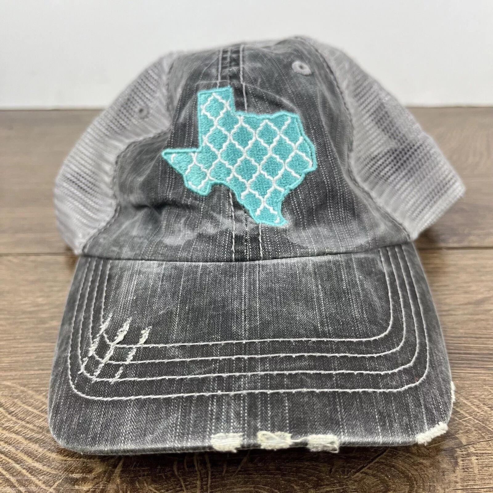 Other Hats Other Texas Hat Texas State Shape Hat Gray Adjustable Hat Gray Adu