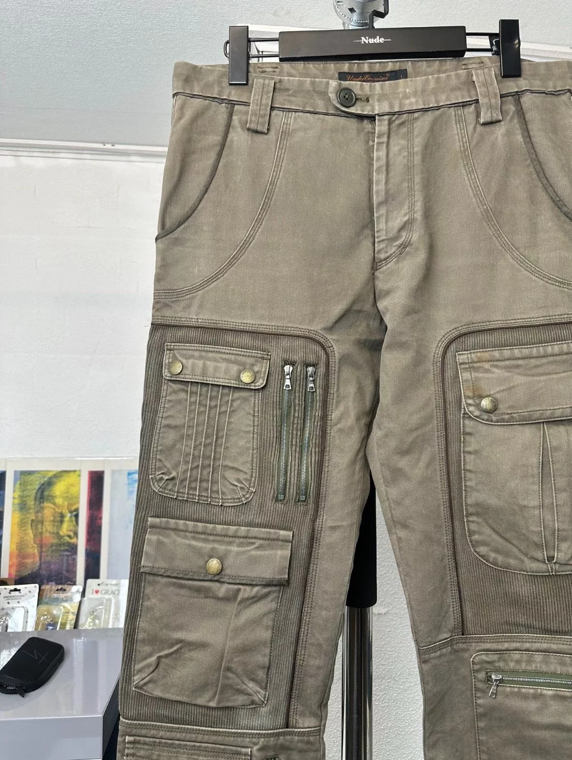 Undercover Casual Pants Undercover aw04 sample jeans Brown