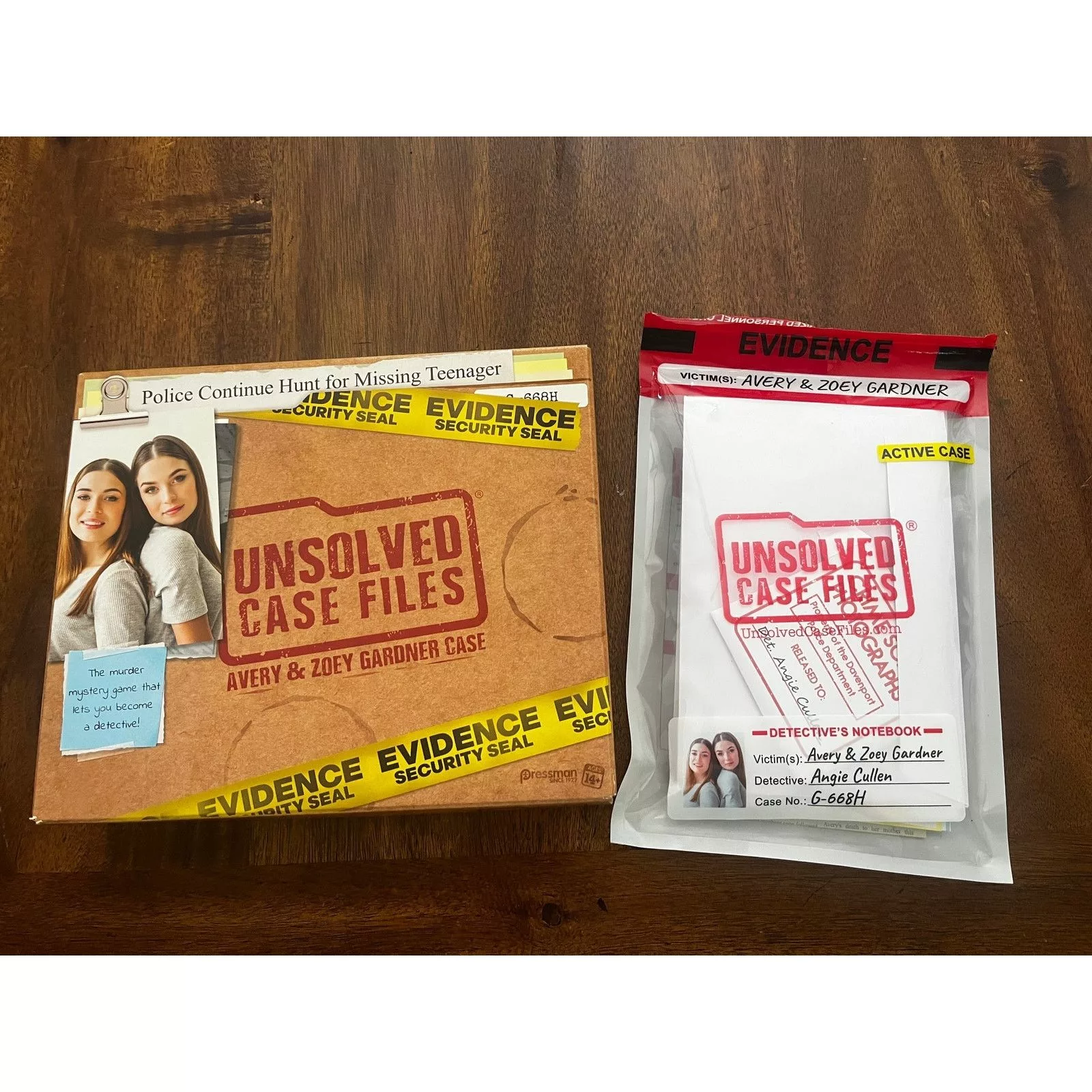 Other Miscellaneous Other Unsolved Case Files 3: Avery & Zoey Gardner Mystery Game Brown