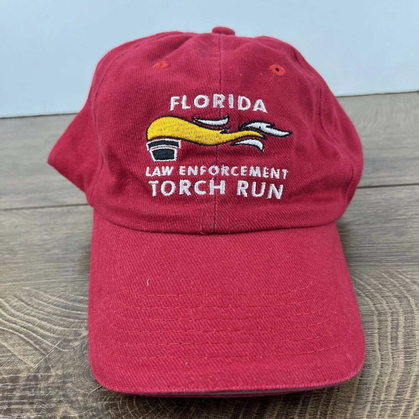 Other Hats Other Florida Law Enforcement Torch Run Hat Red Adjustable Hat Red