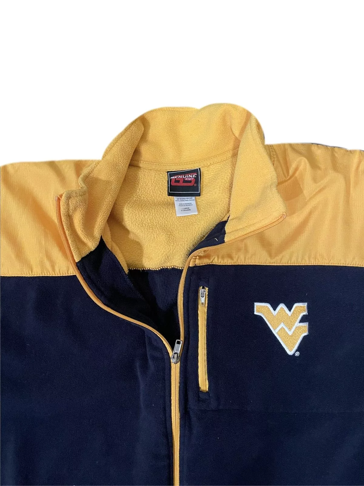 NCAA Light Jackets NCAA West Virginia Fleece Jacket Blue