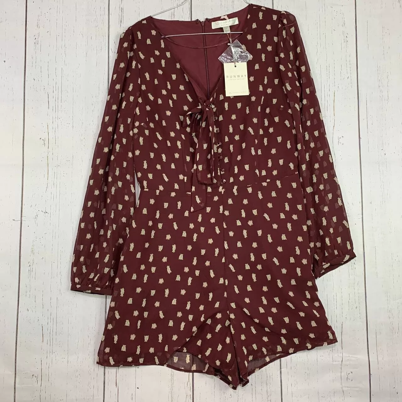 Other Jumpsuits Other LC Lauren Conrad Runway Size 12 Red Romper Women