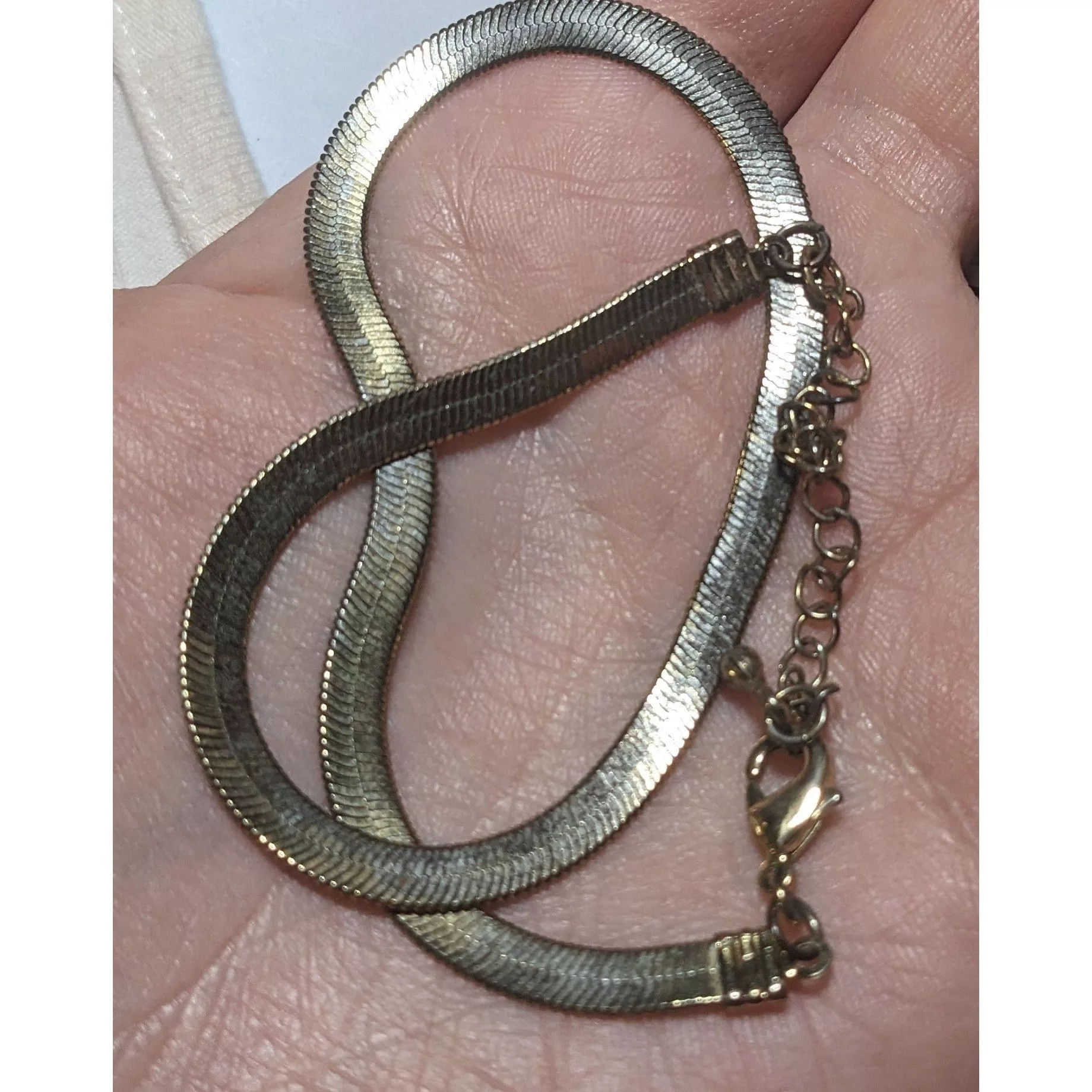 Other Necklaces Other Gold Herringbone Chain Necklace Gorpcore