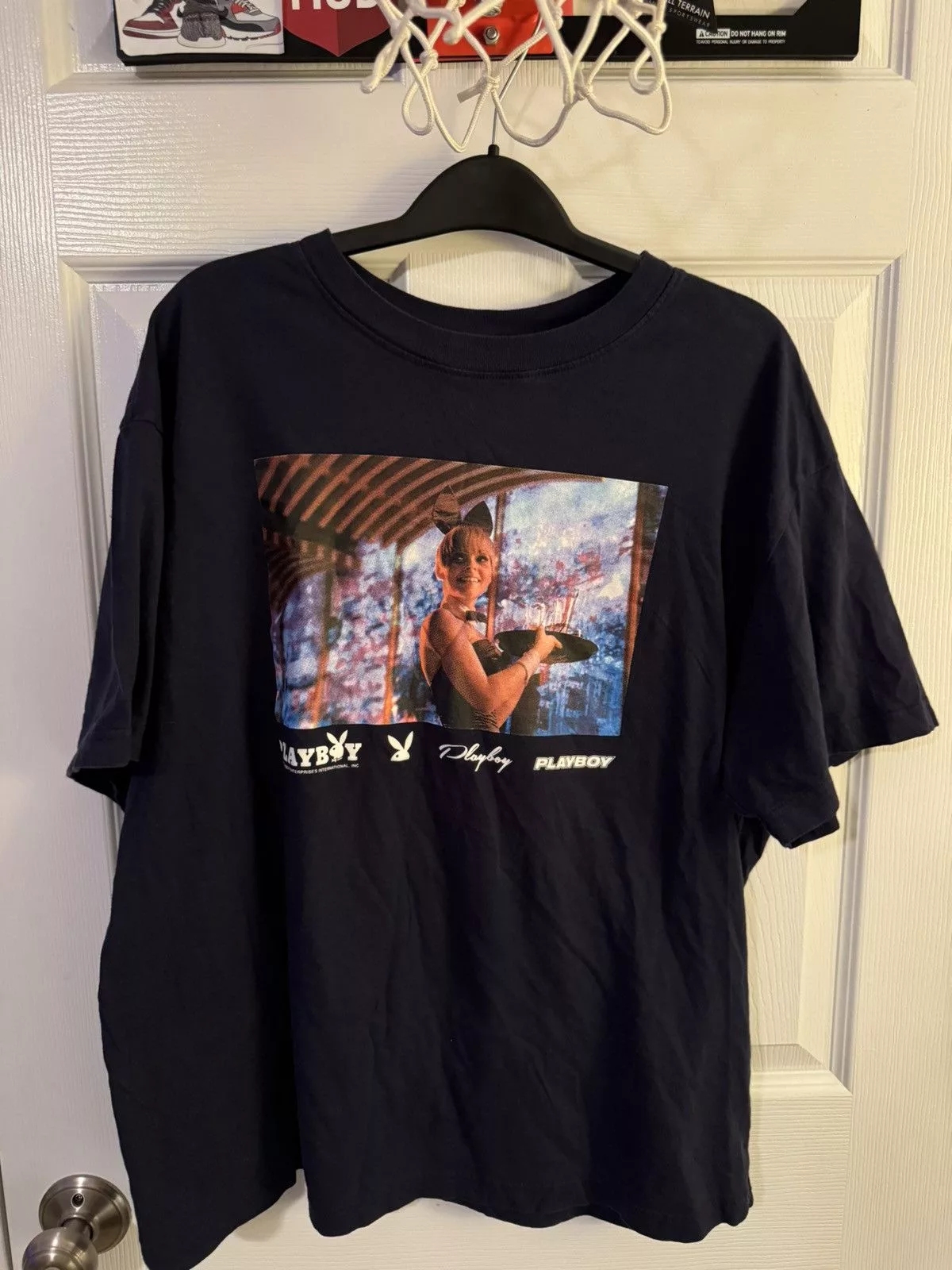 Playboy Short Sleeve T Shirts Playboy T-Shirt Blue