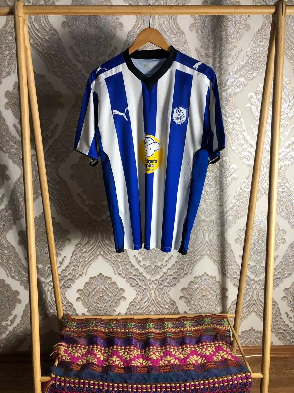 Puma Jerseys Puma × Vintage PUMA SHEFFIELD WEDNESDAY UNITED ENGLAND SOCCER JERSEY Y2K Multi Streetwear