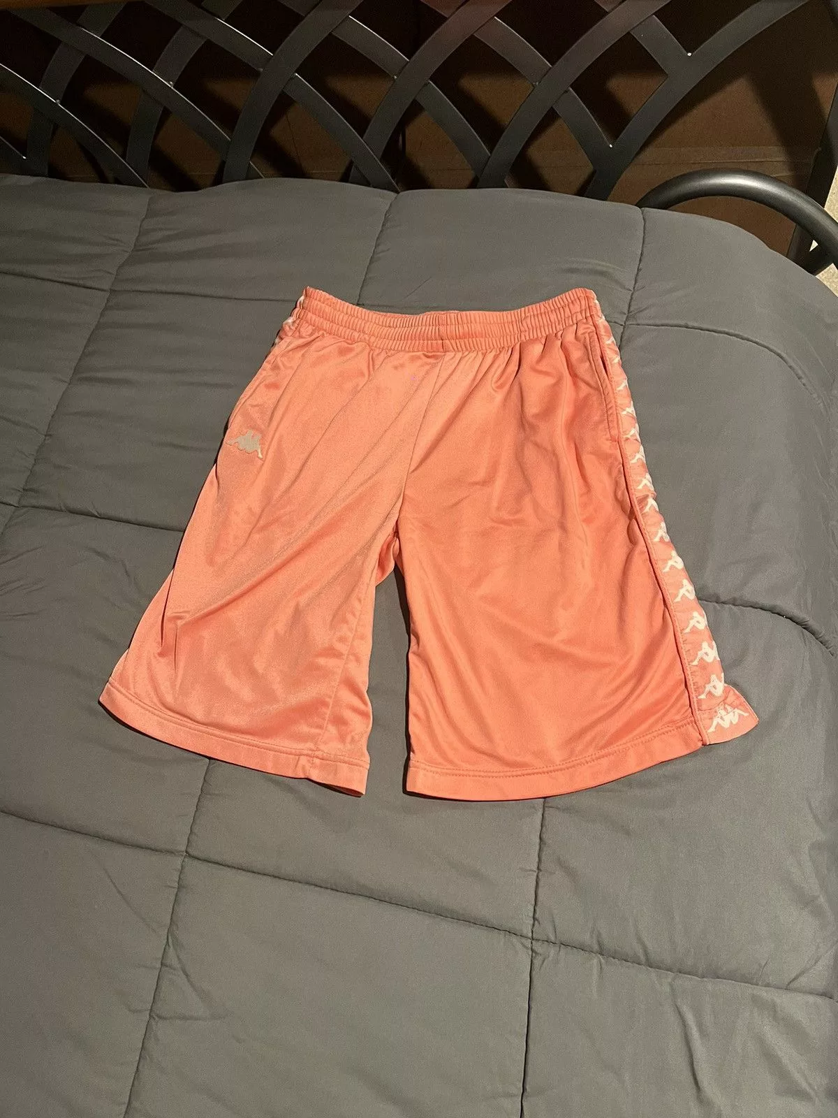 Kappa Shorts Kappa Logo Velour Shorts Pink