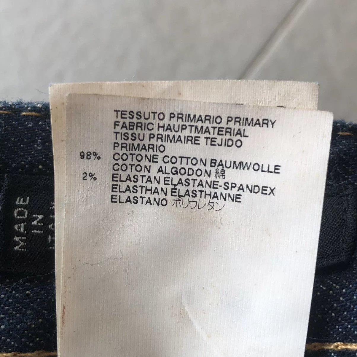Dsquared2 Denim Dsquared2 slim-fit denim half black painted Blue