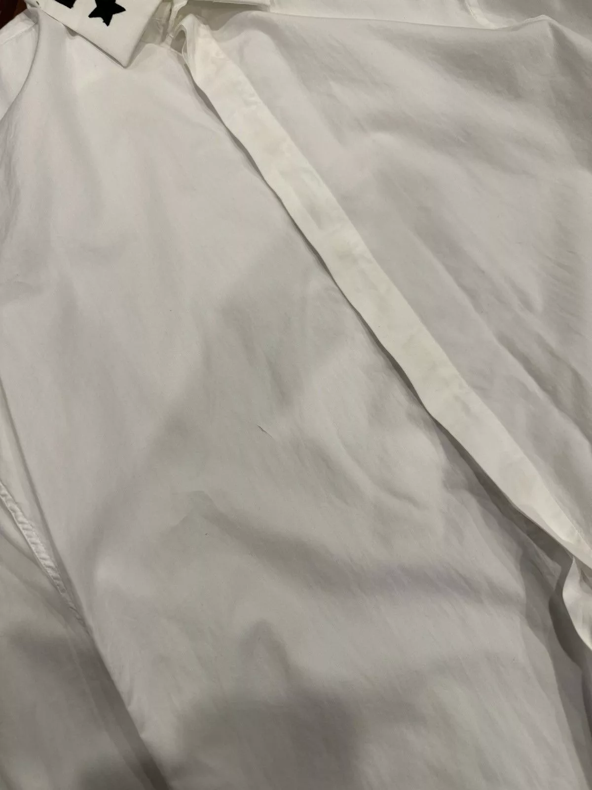 Givenchy Shirts Button Ups Givenchy Star Embroidered Tailored White