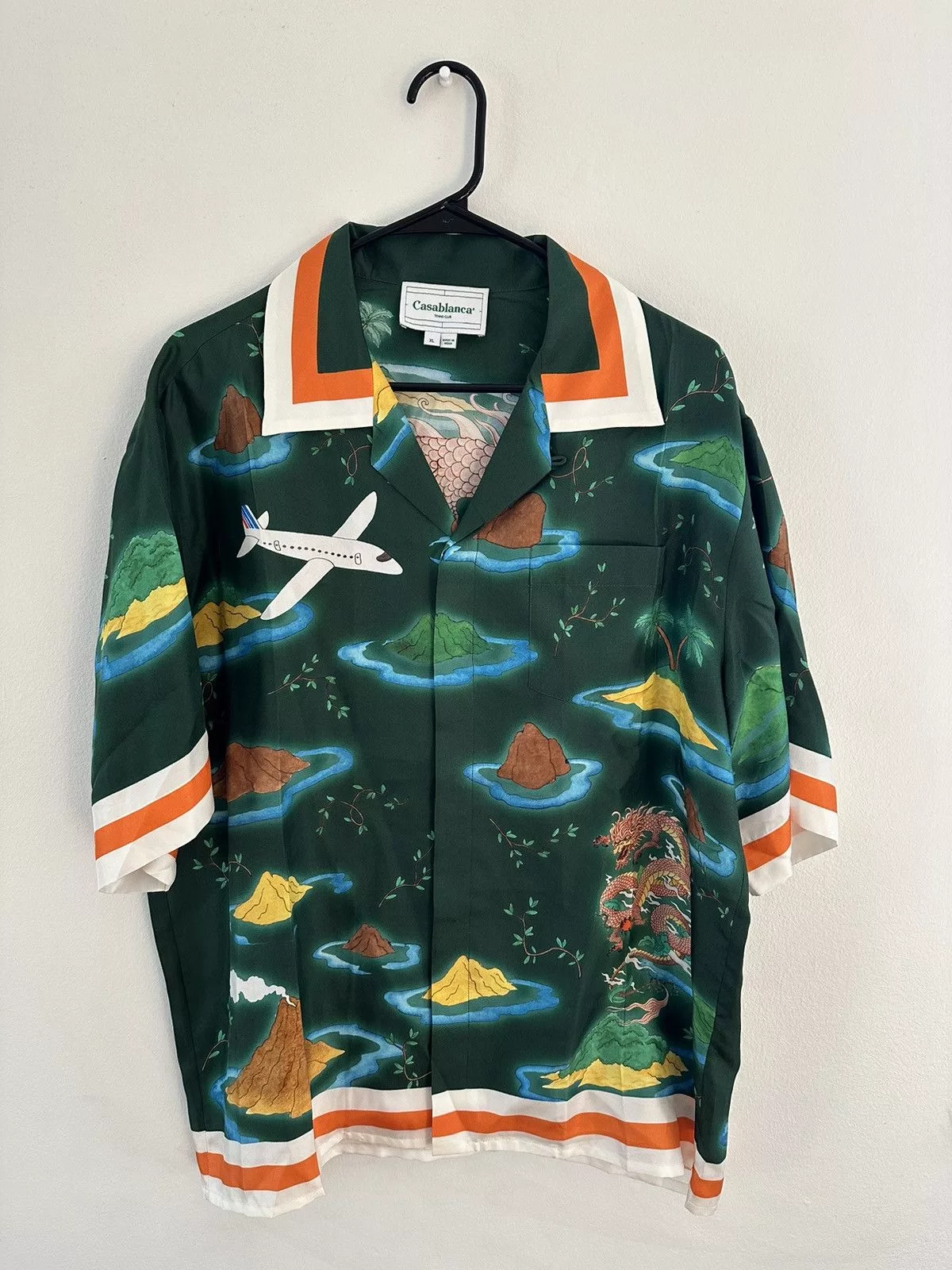 Casablanca Shirts Button Ups Casablanca Button Up Green
