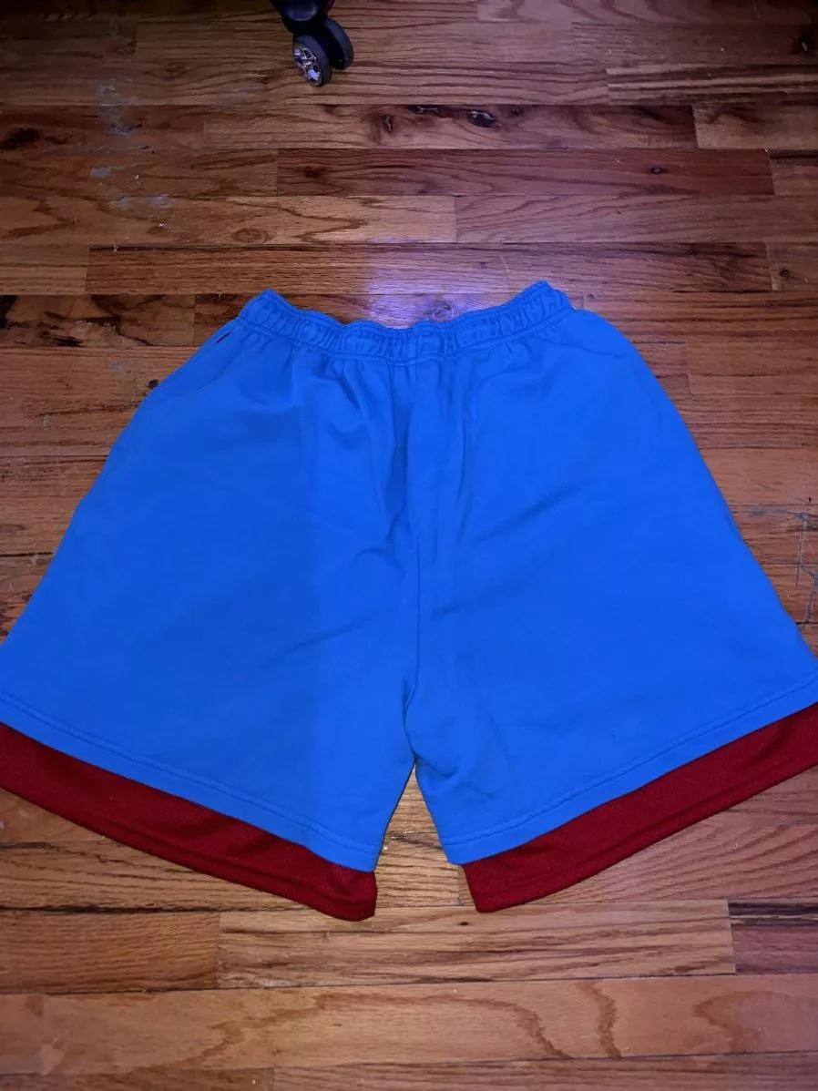 Eric Emanuel Shorts Eric Emanuel × NCAA Eric Emanuel EE Double Layer Kansas Jayhawks Shorts SZ XL Blue