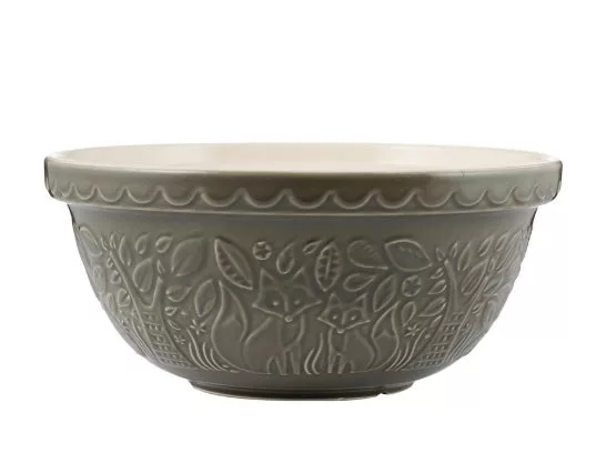 Grey In The Forest Mixing Bowl 11.75"