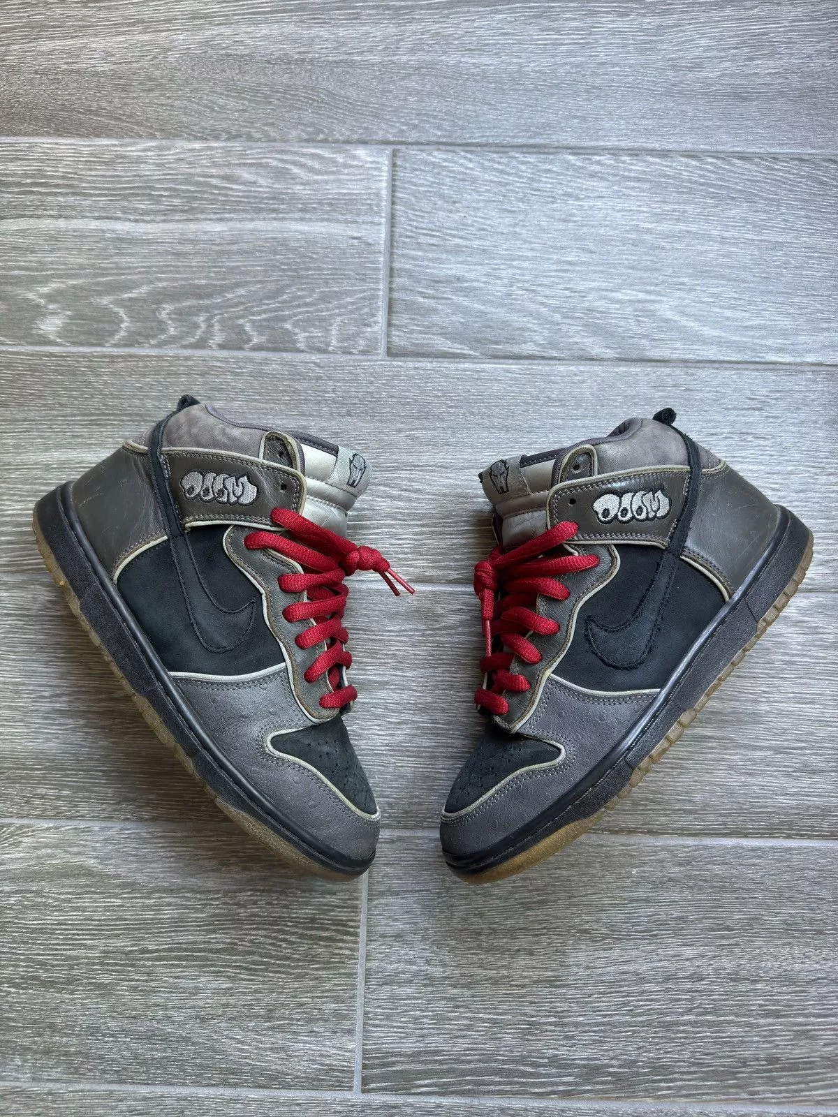 MF Doom Hi Top Sneakers MF Doom × Nike Nike sb dunk MF doom Black