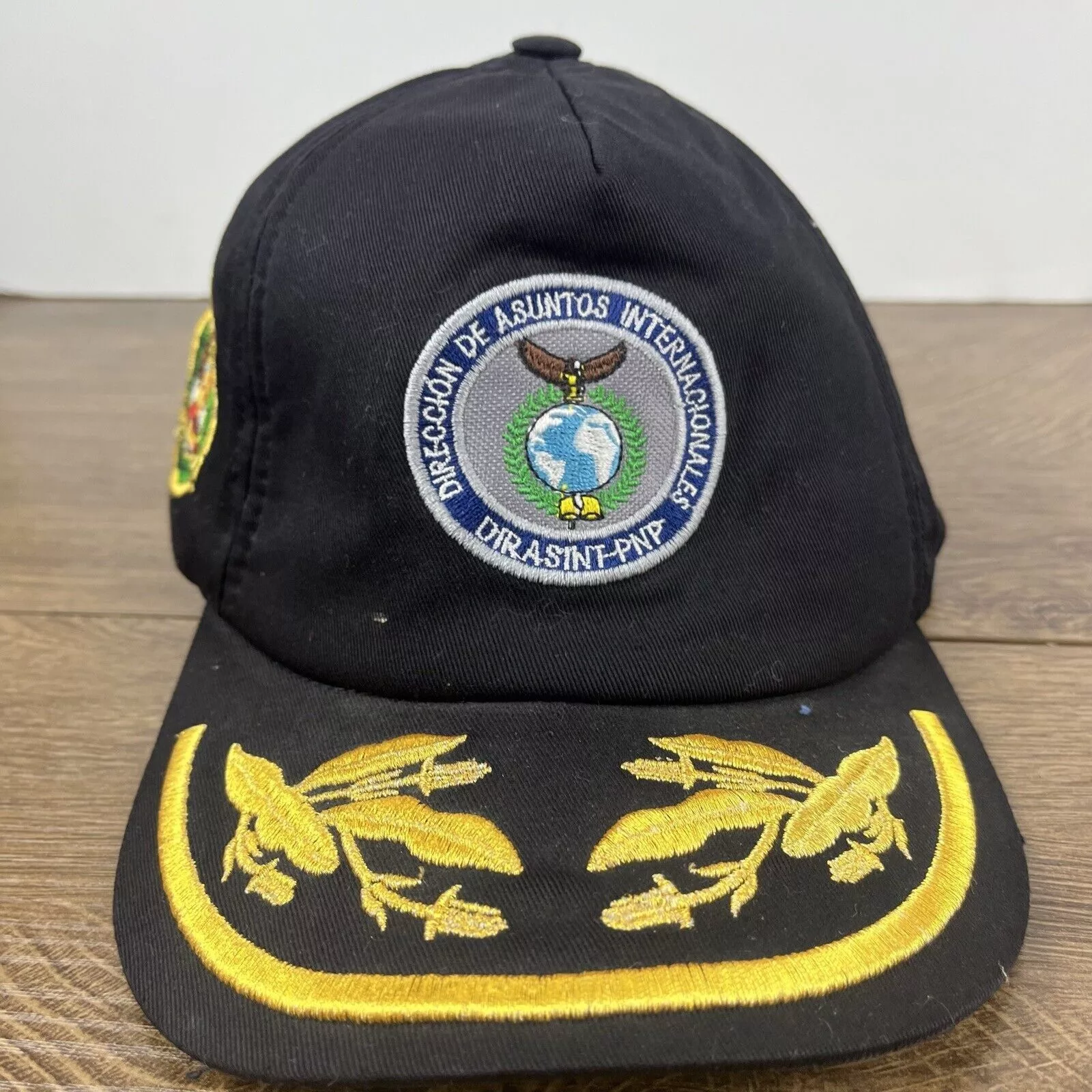 Other Hats Other Direccion De Asuntos Hat Dirasint PNP Adjustable Hat Black H