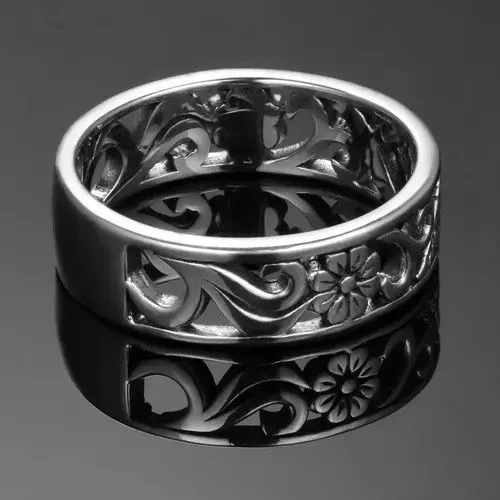 Jewelry Rings Jewelry × Vintage Silver 925 Rustic Ring