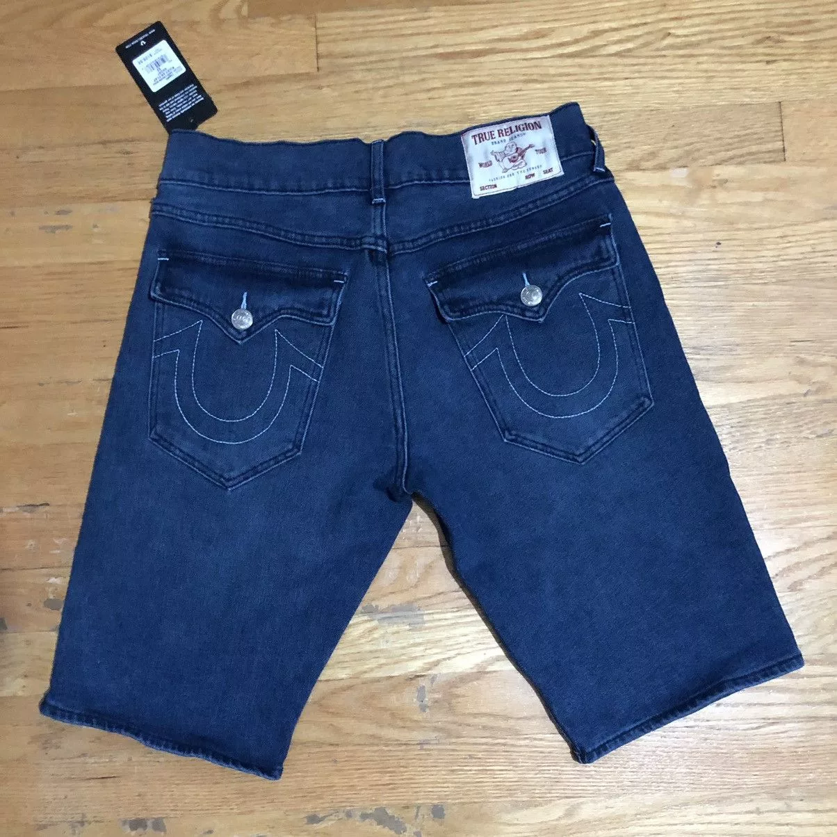 True Religion Shorts TRUE RELIGION RICKY FLAP DENIM SHORT Blue