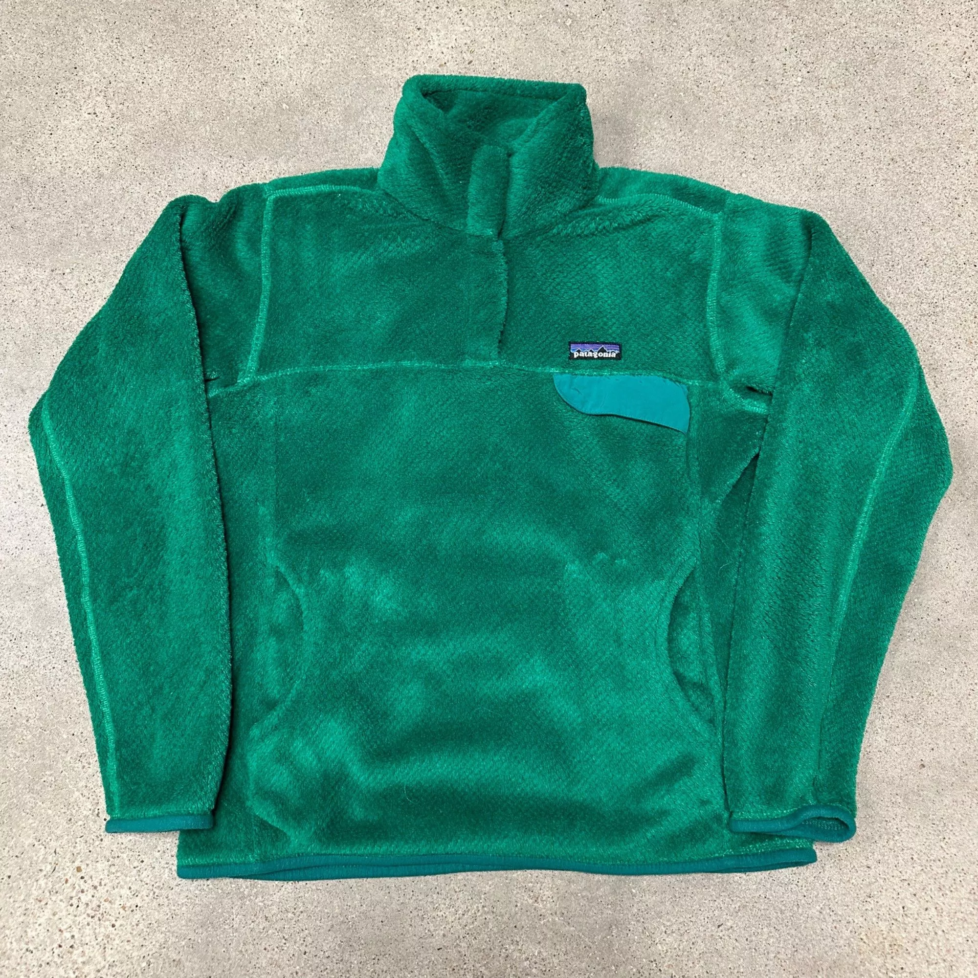 Patagonia Sweaters Patagonia × Vintage Patagonia Synchilla Pullover Fleece Jacket Green