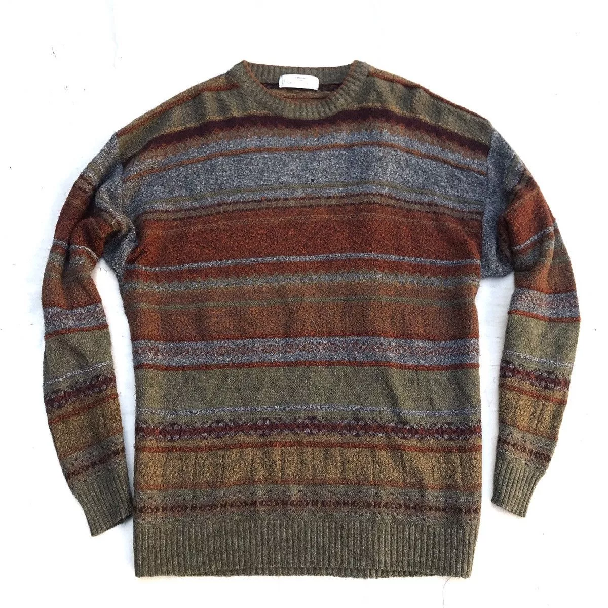 Marks & Spencer Sweaters Knitwear Marks & Spencer × Saint Michael Vintage St Michael marks and spencer Navajo Nordic Fair Isle Green